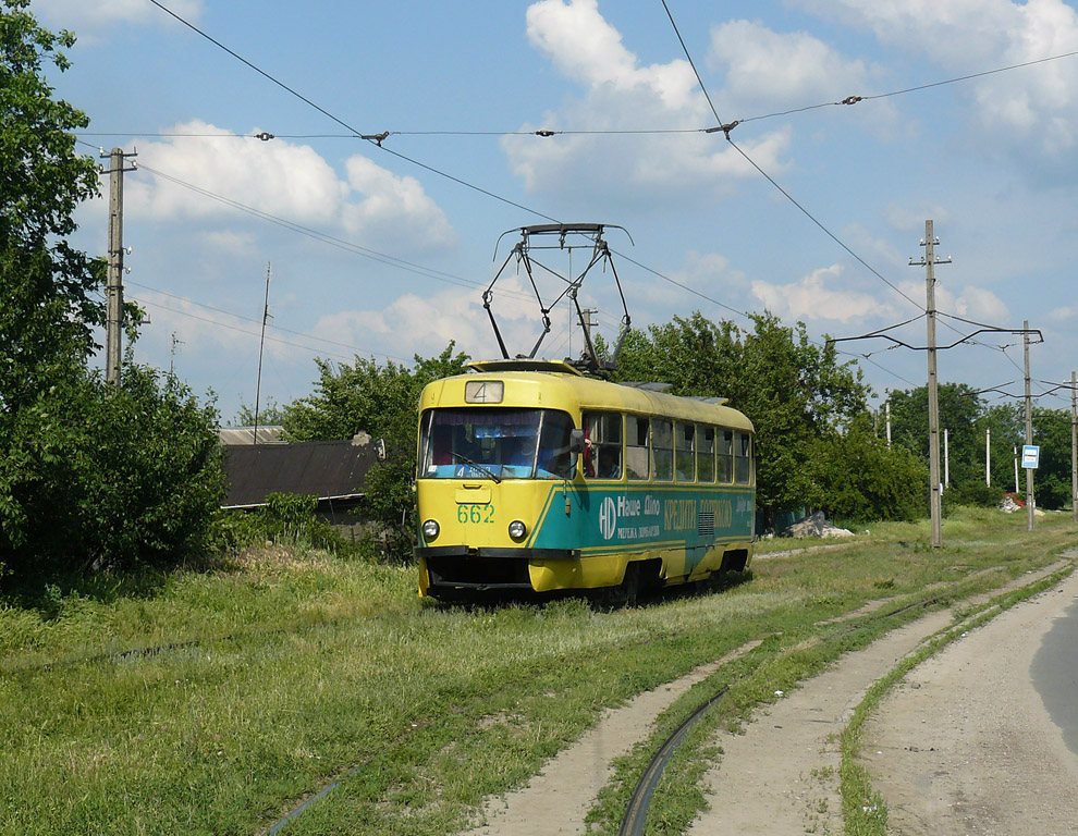 Каменское, Tatra T3SU № 662
