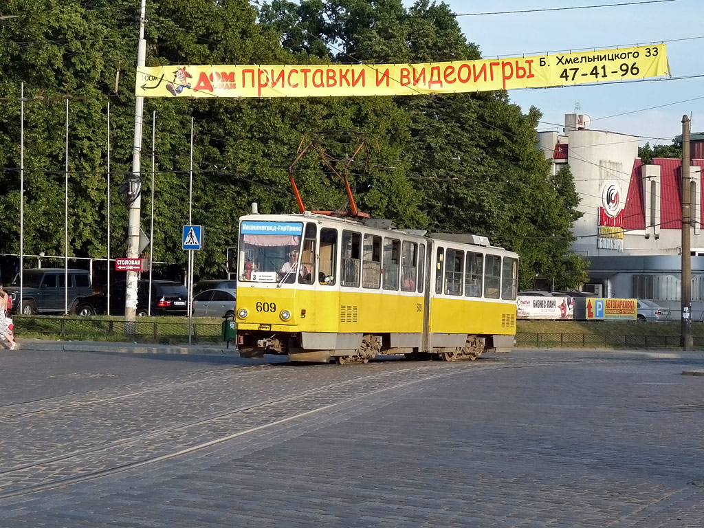 Калининград, Tatra KT4D № 609