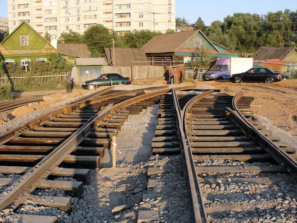 Казань — Строительство трамвайной линии по улицам Энергетиков и Серова. 2010