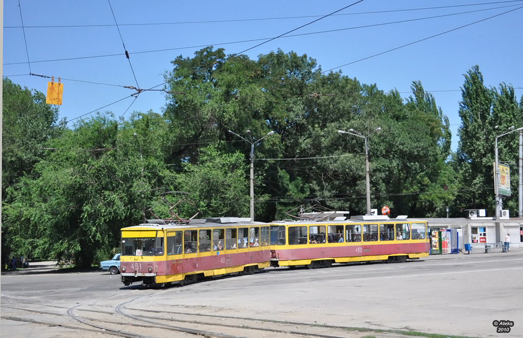 Запорожье, Tatra T6B5SU № 451; Запорожье, Tatra T6B5SU № 452