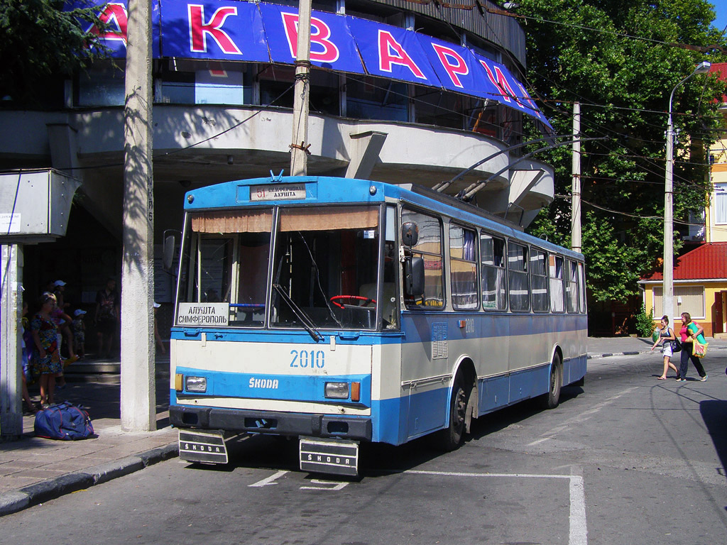 Крымский троллейбус, Škoda 14Tr02/6 № 2010