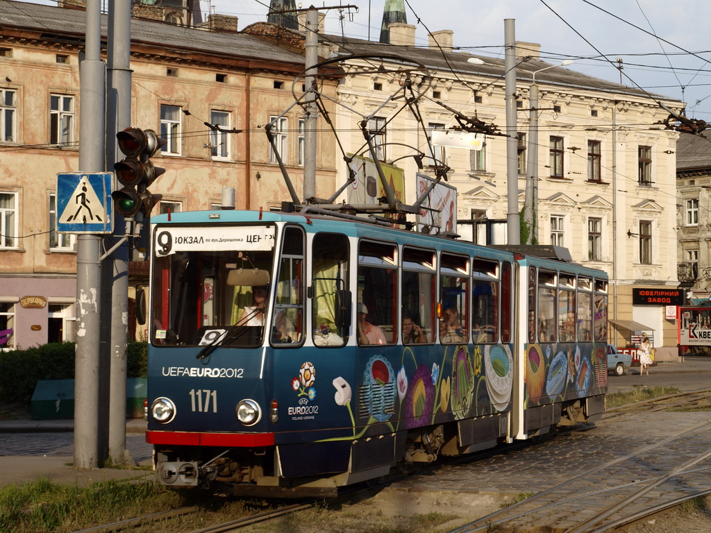 Львов, Tatra KT4D № 1171