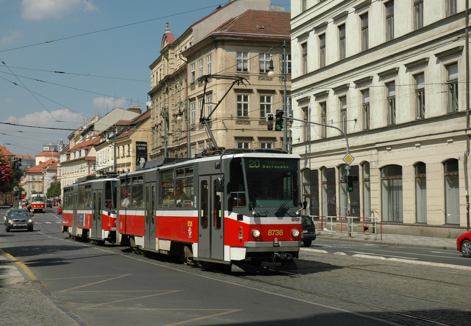 Прага, Tatra T6A5 № 8736