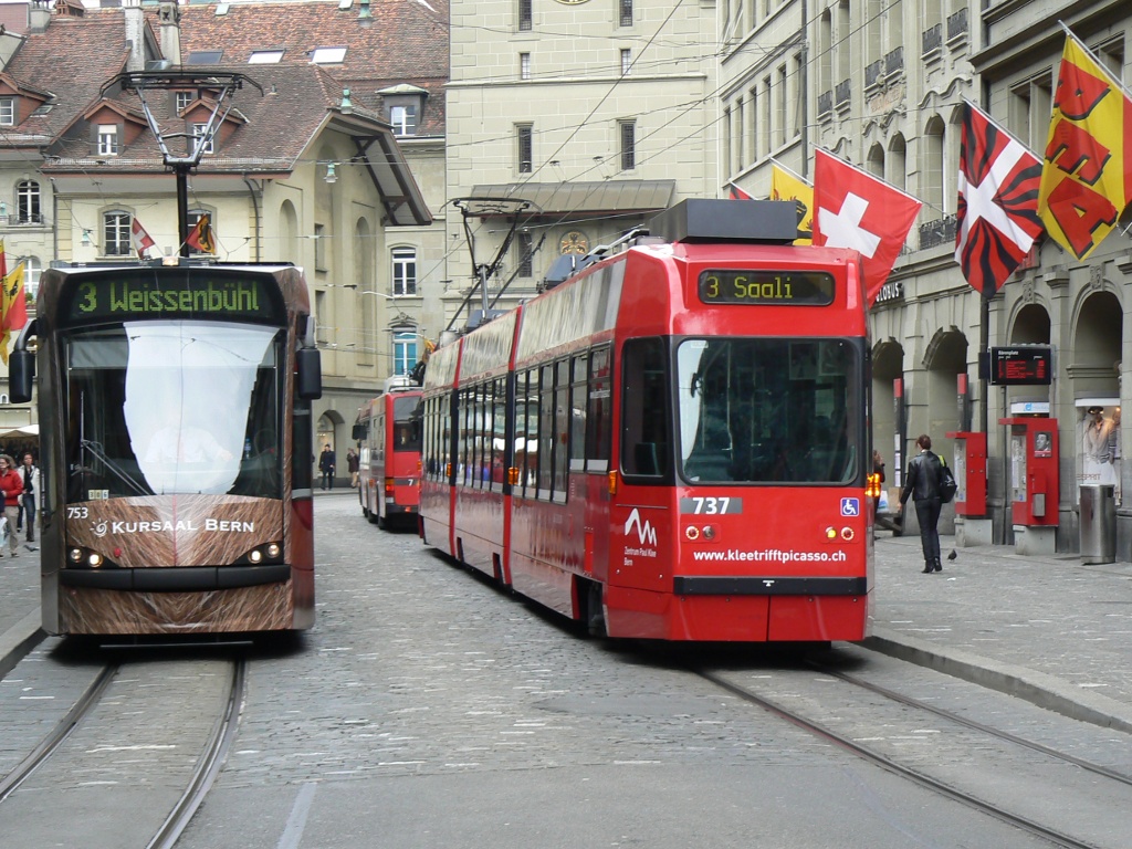 Берн, ACMV/ABB/Duewag Be 4/8 № 737