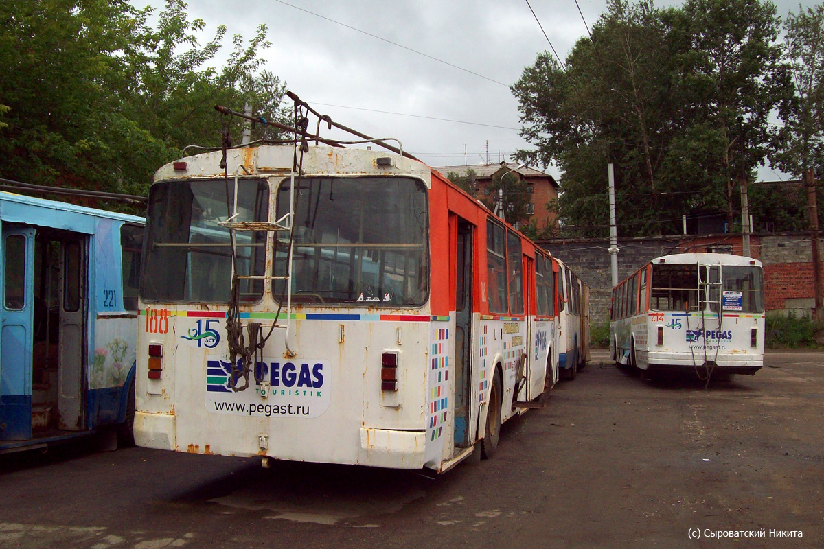 Иркутск, ЗиУ-682В [В00] № 188; Иркутск, ЗиУ-682Г [Г00] № 221; Иркутск, ЗиУ-682В-012 [В0А] № 214