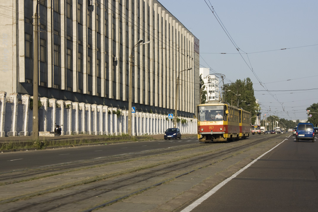 კიევი — Tramway lines: Darnytske depot network