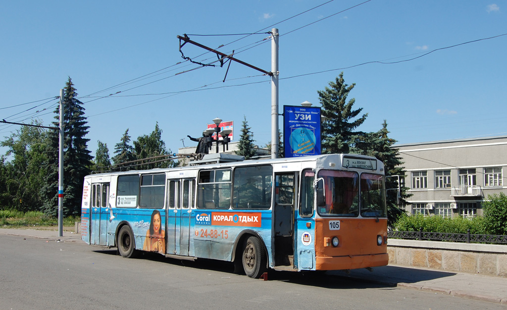 Омск, ЗиУ-682В-012 [В0А] № 105
