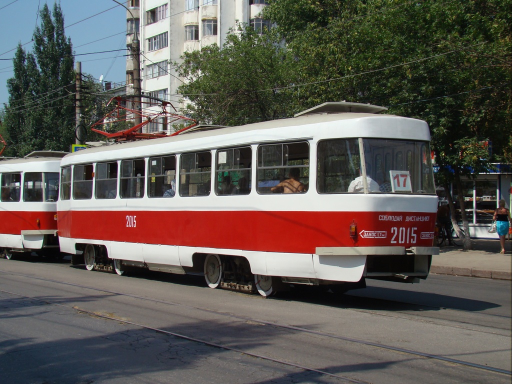 Самара, Tatra T3SU (двухдверная) № 2015