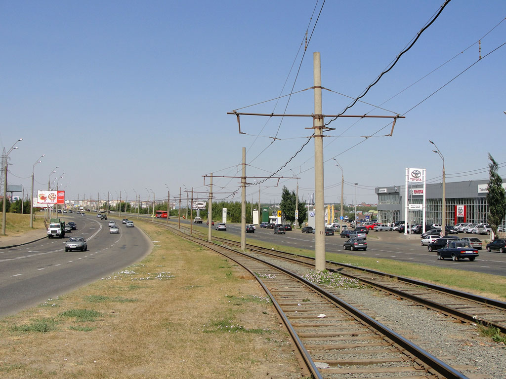 Kazaň — Big tram circle; Kazaň — ET Lines [4] — East