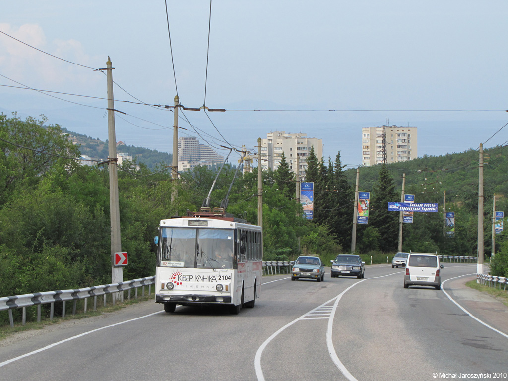 Крымский троллейбус, Škoda 14Tr89/6 № 2104