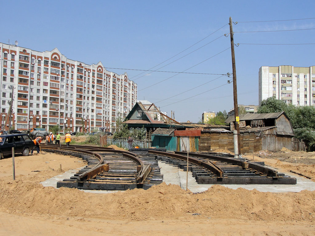 Казань — Большое трамвайное кольцо. Участок "Улица Декабристов — Улица Саид-Галеева". 2009-2011