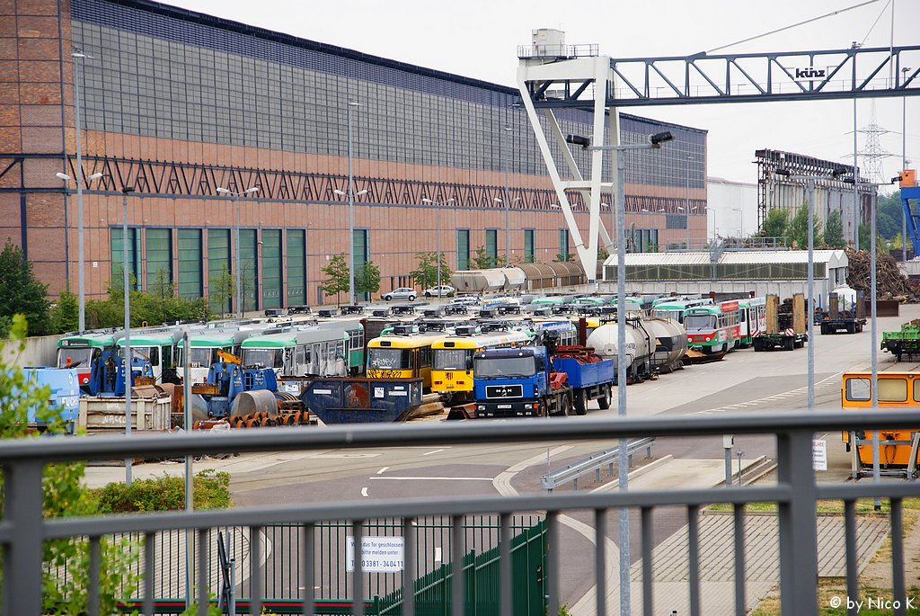 Бранденбург-на-Хафеле — Вагоны из других городов; Дрезден — Отправка трамваев Tatra в Восточную Европу; Магдебург — Отправка трамваев Tatra в Румынию