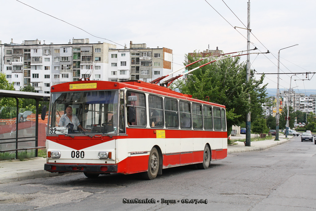 Varna, Škoda 14Tr06 č. 080