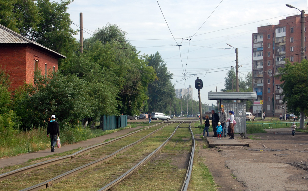 Омск — Трамвайные линии — Правый Берег Оми