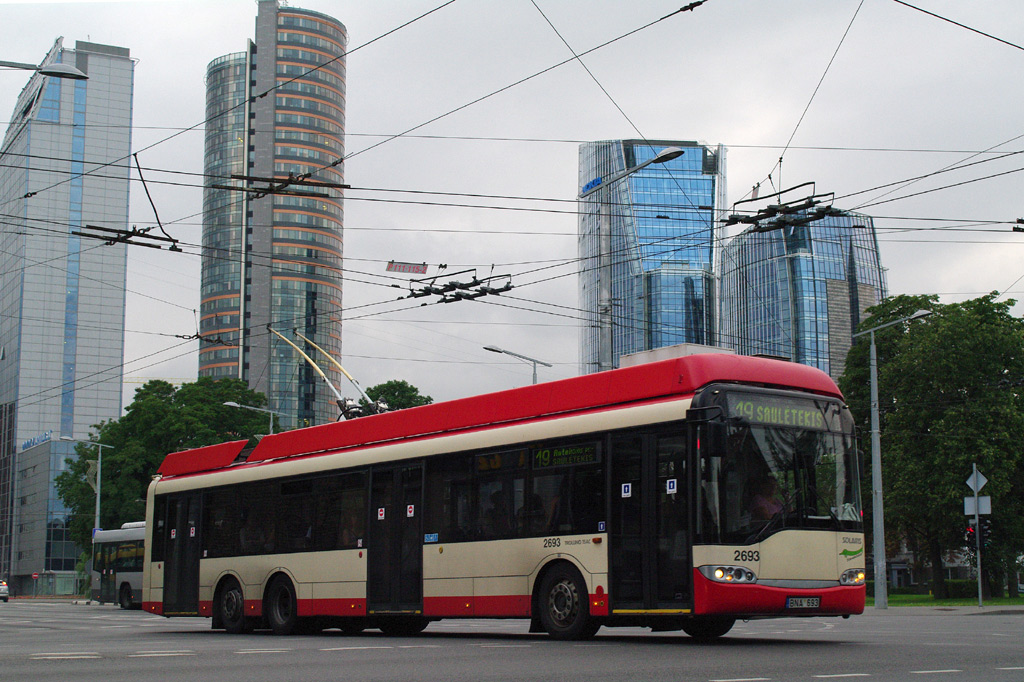 Вильнюс, Solaris Trollino II 15 AC № 2693