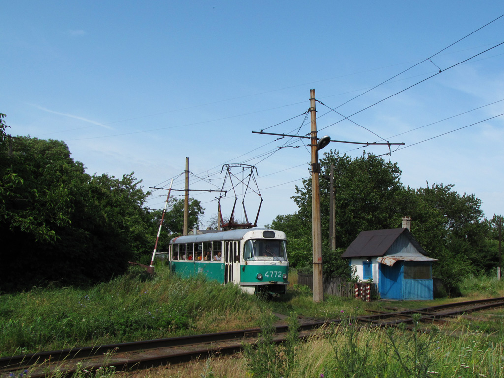Донецк, Tatra T3SU (двухдверная) № 4772