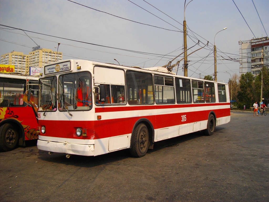 Самара, ЗиУ-682В-012 [В0А] № 3115; Самара — Конечные станции и кольца (троллейбус)