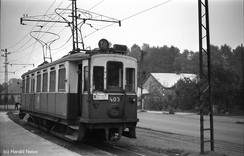 Острава, Четырёхосный моторный Nesselsdorf № 403; Острава — Старые фотографии