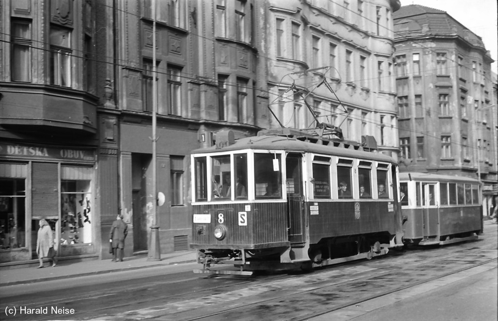Острава, Двухосный моторный SMMD № 8; Острава — Старые фотографии