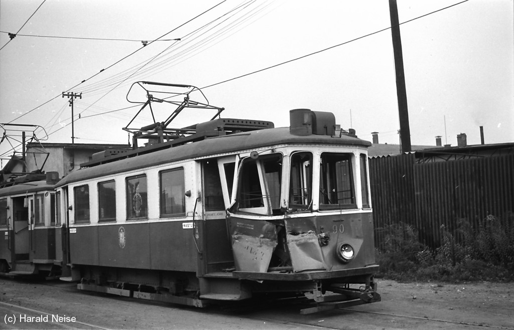 Ostrava, Vítkovice 2-axle motor car Nr. 90; Ostrava — Old photos