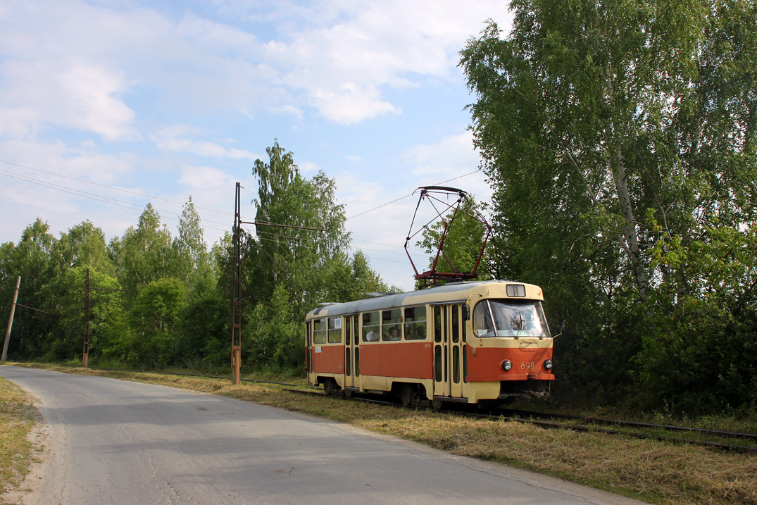 Екатеринбург, Tatra T3SU № 698; Екатеринбург — Линия на Зеленый Остров Екатеринбург, Tatra T3SU № 698; Екатеринбург — Линия на Зеленый Остров