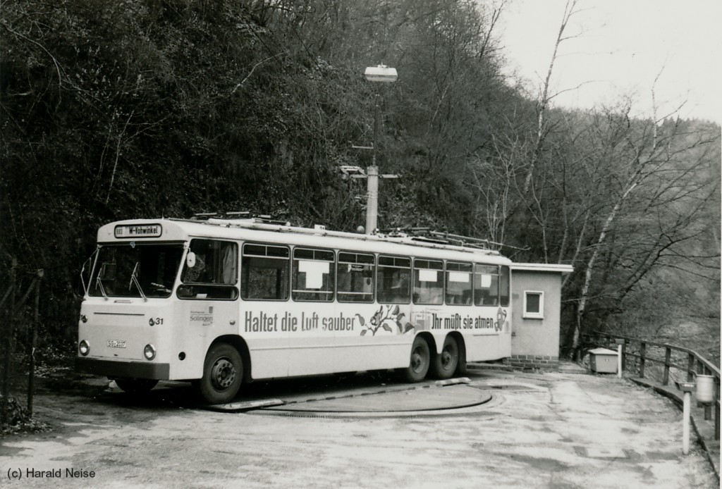 Золинген, Krupp TS2 № 31; Золинген — Троллейбусный поворотный круг Унтербург