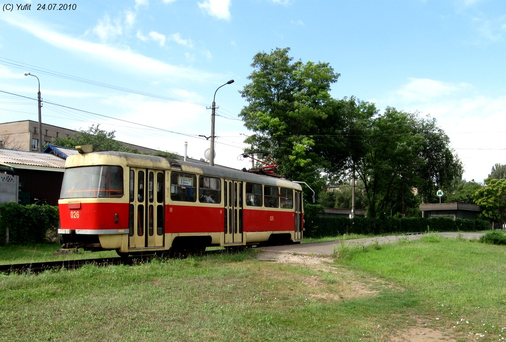 Кривой Рог, Tatra T3R.P № 026