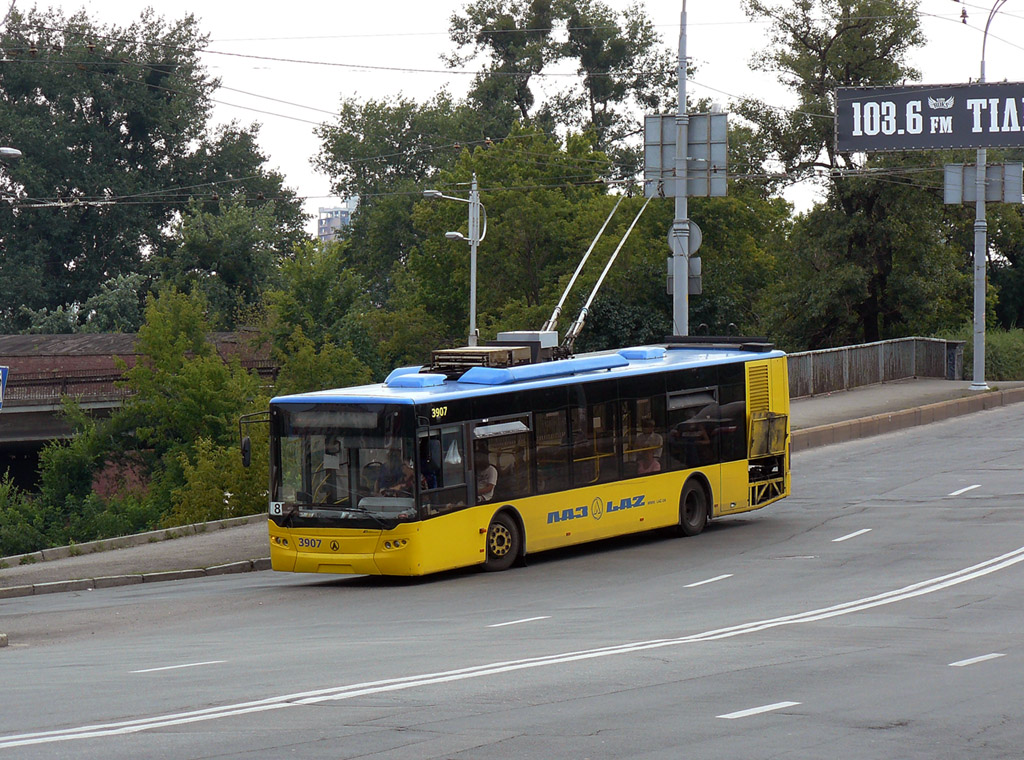 Киев, ЛАЗ E183D1 № 3907