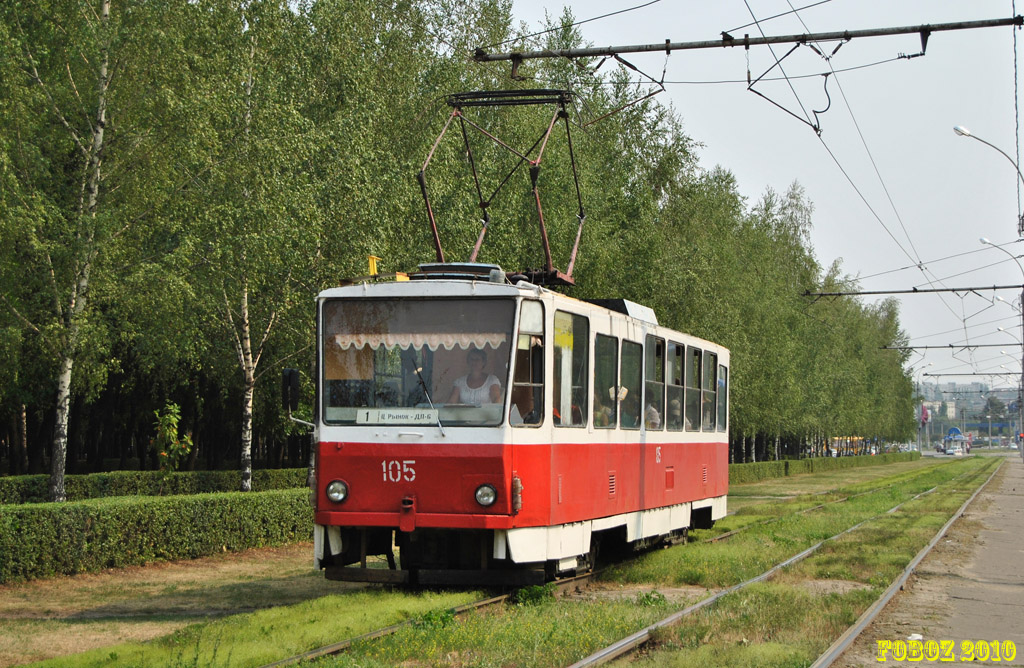Липецк, Tatra T6B5SU № 105