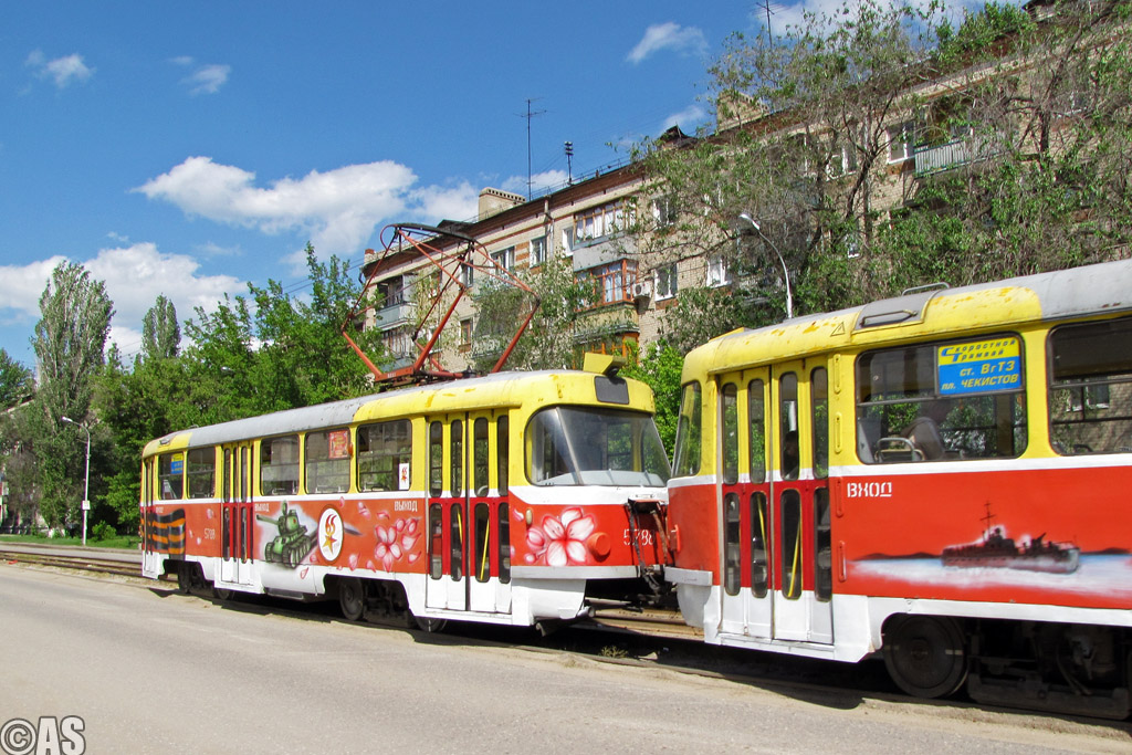 Volgograd, Tatra T3SU № 5787; Volgograd, Tatra T3SU № 5788