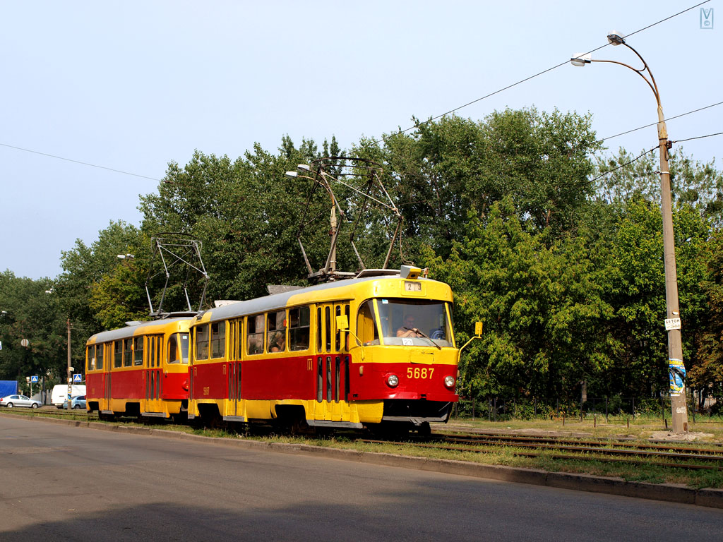 Киев, Tatra T3SU № 5687