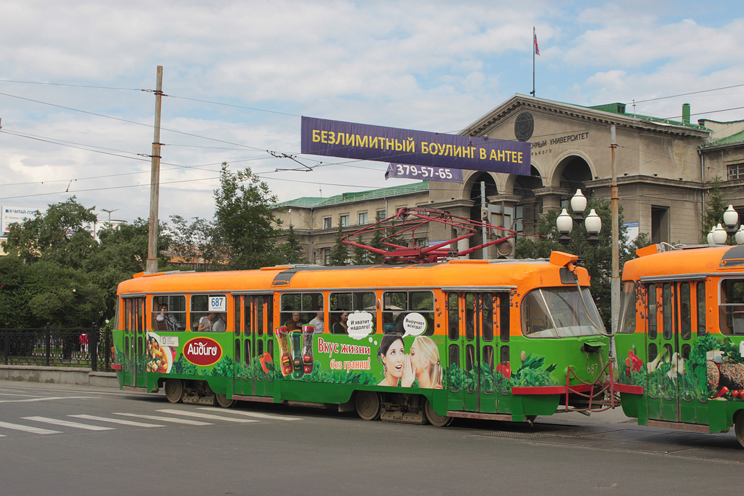 Jekaterinburgas, Tatra T3SU nr. 687