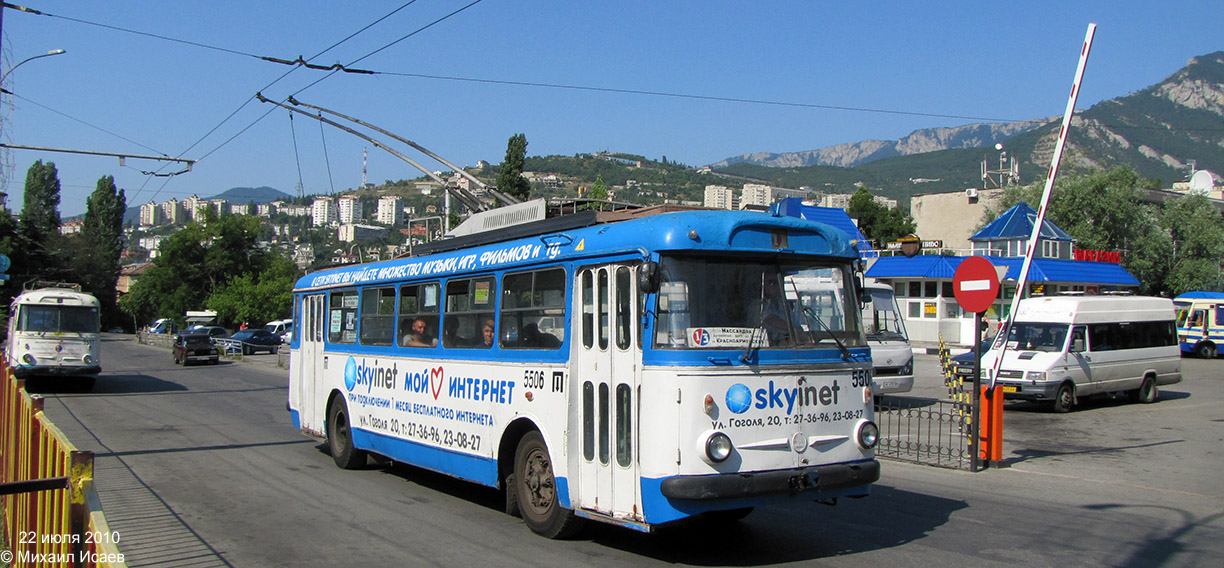 Крымский троллейбус, Škoda 9Tr19 № 5506