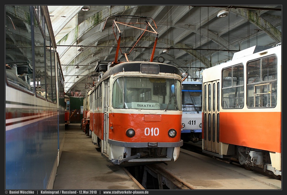Kaliningrad, Tatra T4SU # 010