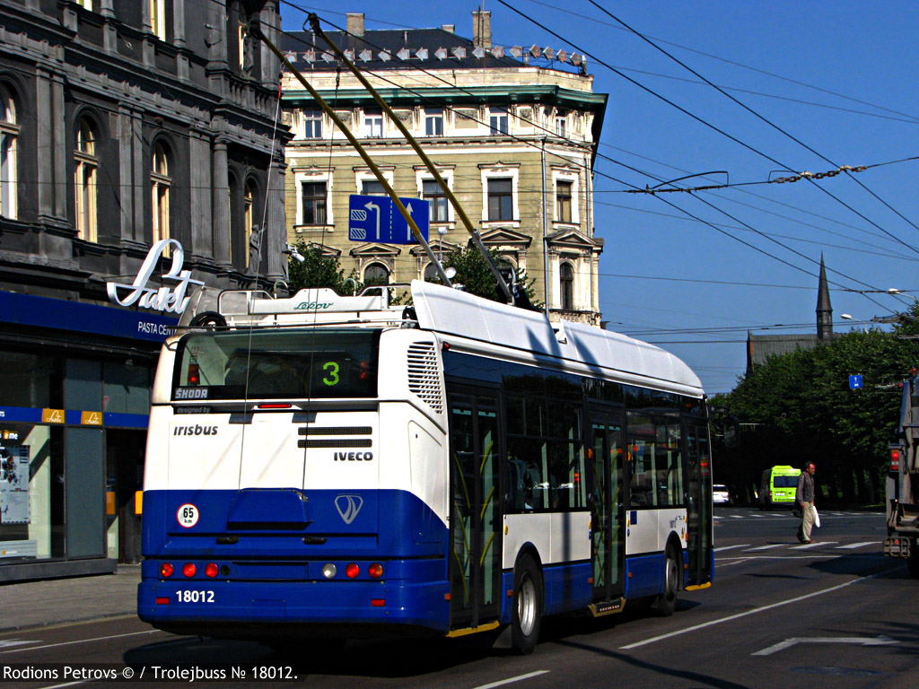 Рига, Škoda 24Tr Irisbus Citelis № 18012