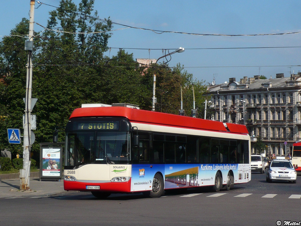 Вильнюс, Solaris Trollino II 15 AC № 2688