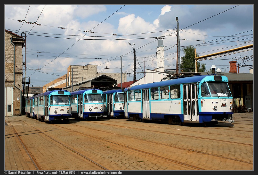 Рига, Tatra T3A № 51691; Рига, Tatra T3A № 51331; Рига, Tatra T3A № 51133; Рига — Разные фотографии