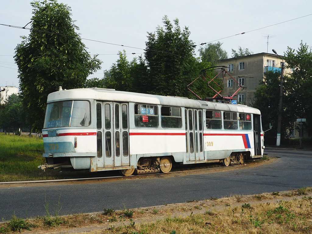 Тверь, Tatra T3SU № 309; Тверь — Трамвайные конечные станции и кольца