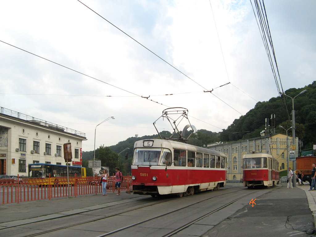 Киев, Tatra T3SU № 5851