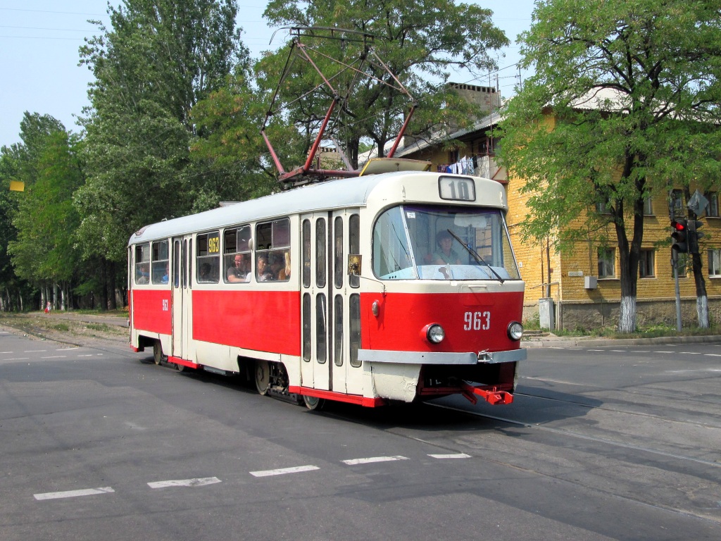Донецк, Tatra T3SU № 963