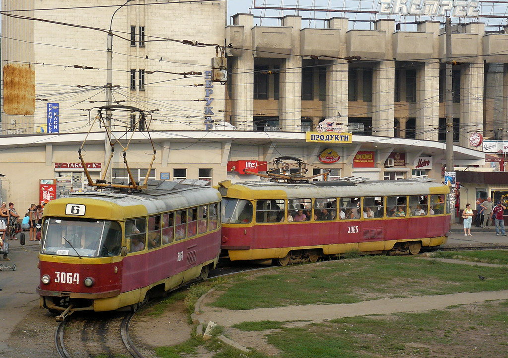 Харьков, Tatra T3SU (двухдверная) № 3064