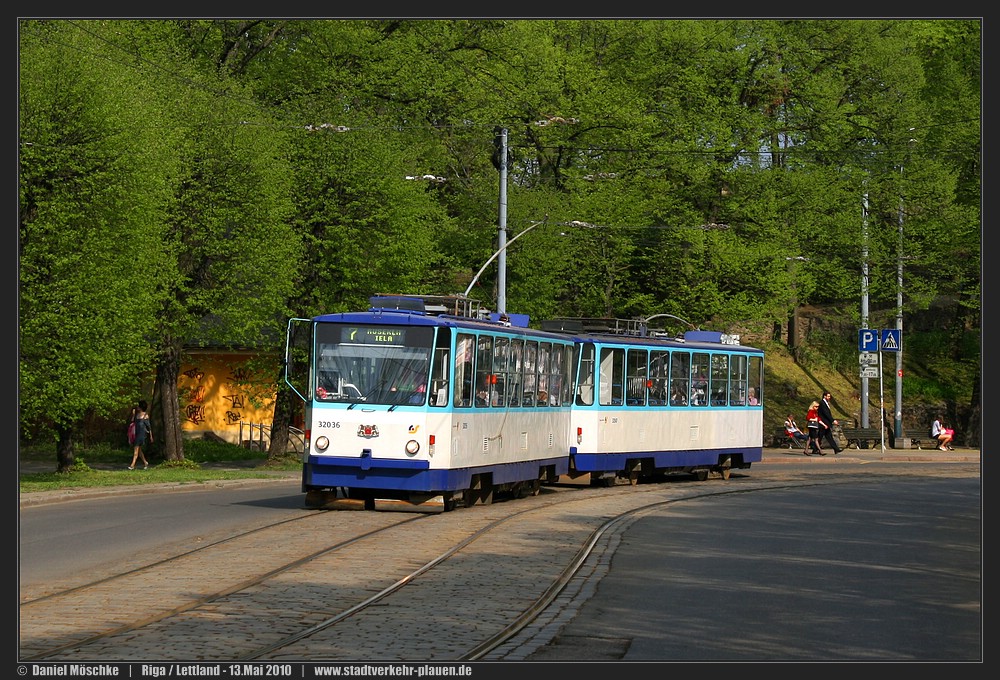 Рига, Tatra T6B5SU № 32036