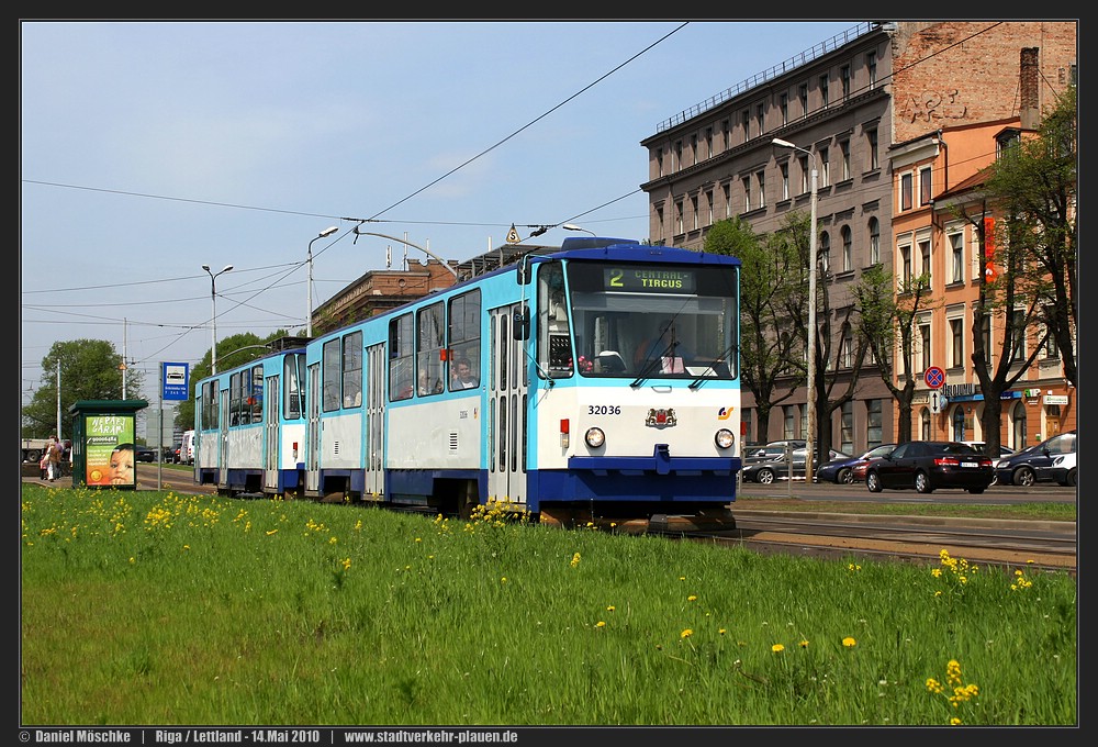 Рига, Tatra T6B5SU № 32036