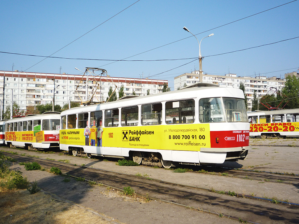Самара, Tatra T3SU (двухдверная) № 1102 Самара, Tatra T3SU (двухдверная) № 1102