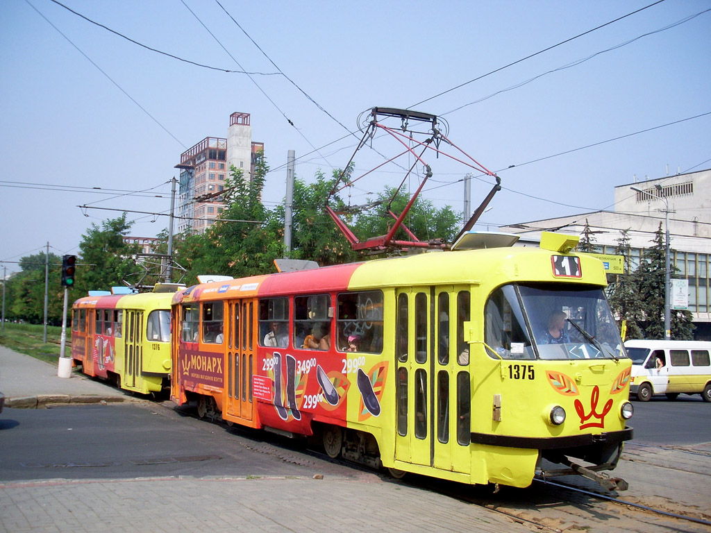 Днепр, Tatra T3SU № 1375 Днепр, Tatra T3SU № 1375
