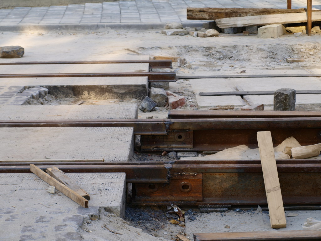 Львов — Реконструкции путей: площадь Осмомысла