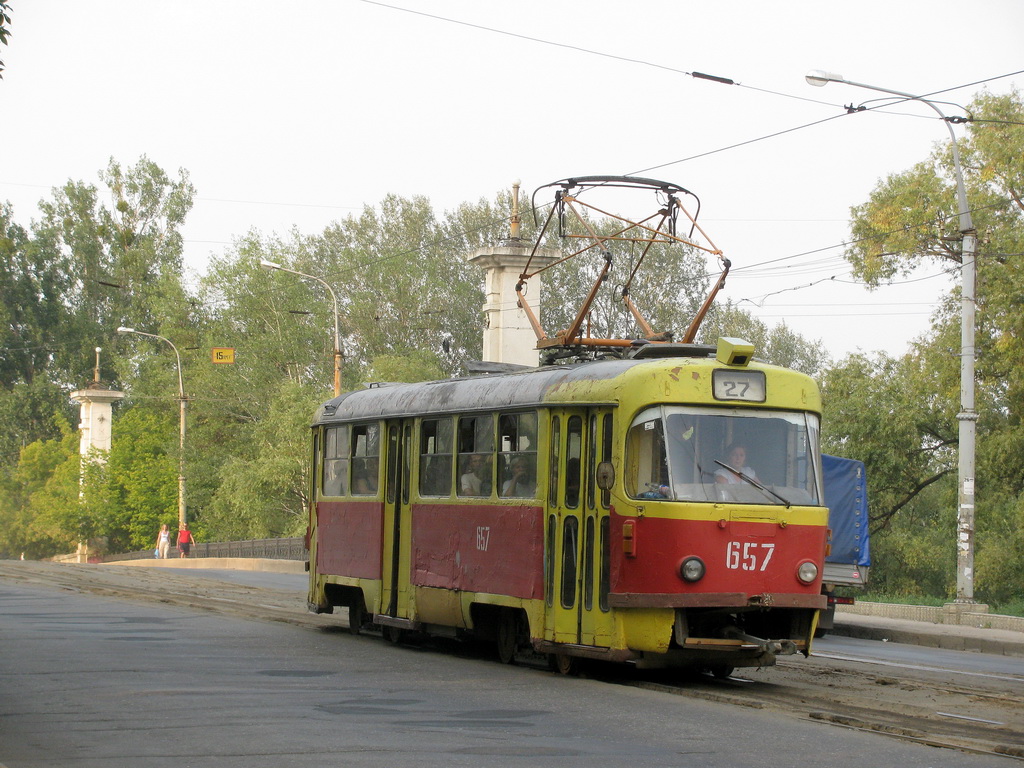 Харьков, Tatra T3SU № 657