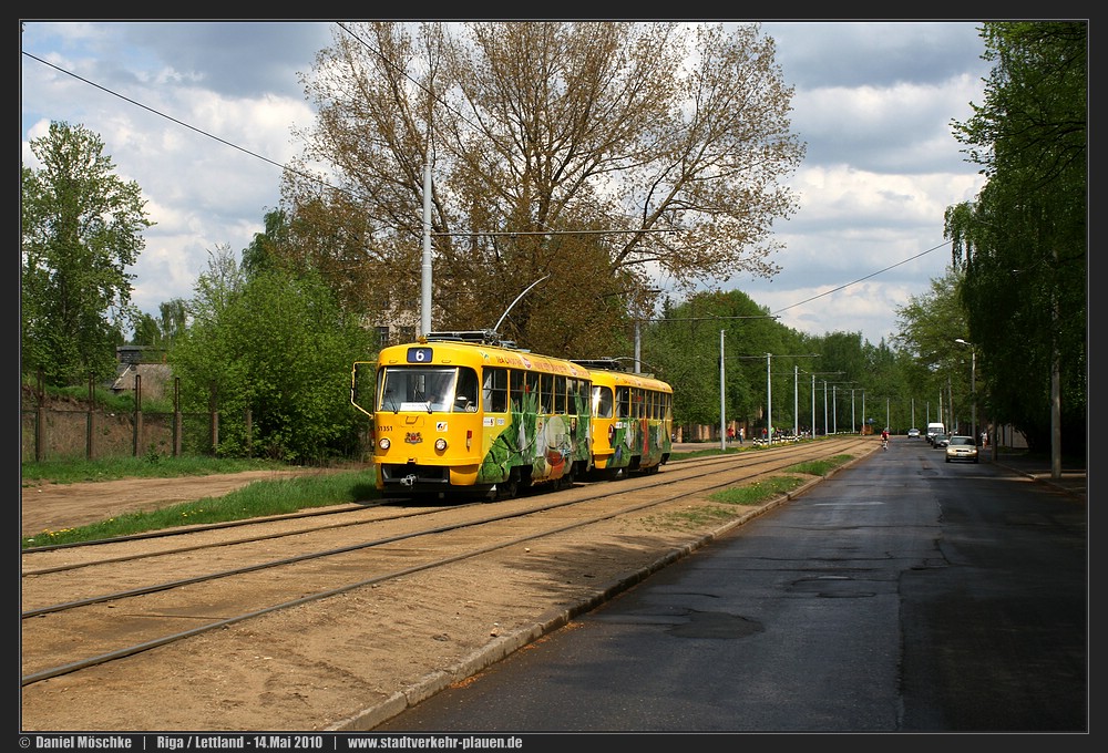 Рига, Tatra T3A № 51351