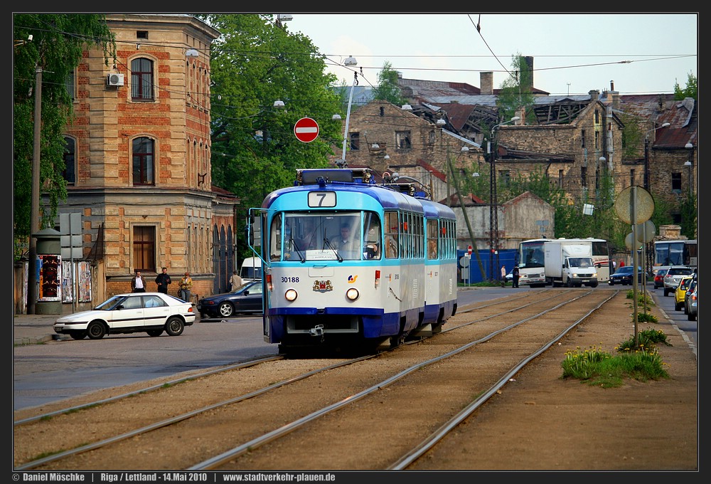 Рига, Tatra T3A № 30188