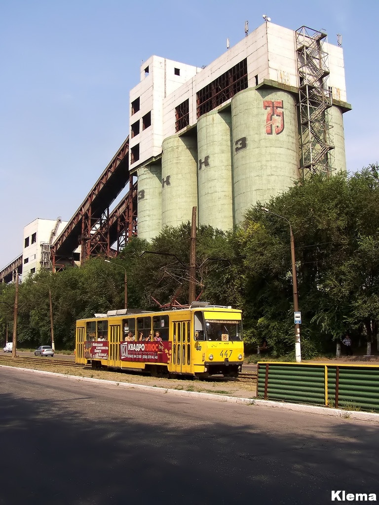 Запорожье, Tatra T6B5SU № 447